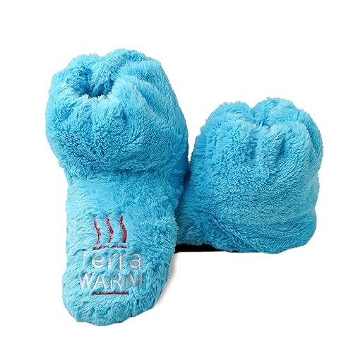 Miniatura 4 de Pantuflas calentadoras  Calentadores de dedos y pies para microondas inalámbricos (calcetines cálidos acogedores, relajación, calor natural, masaje
