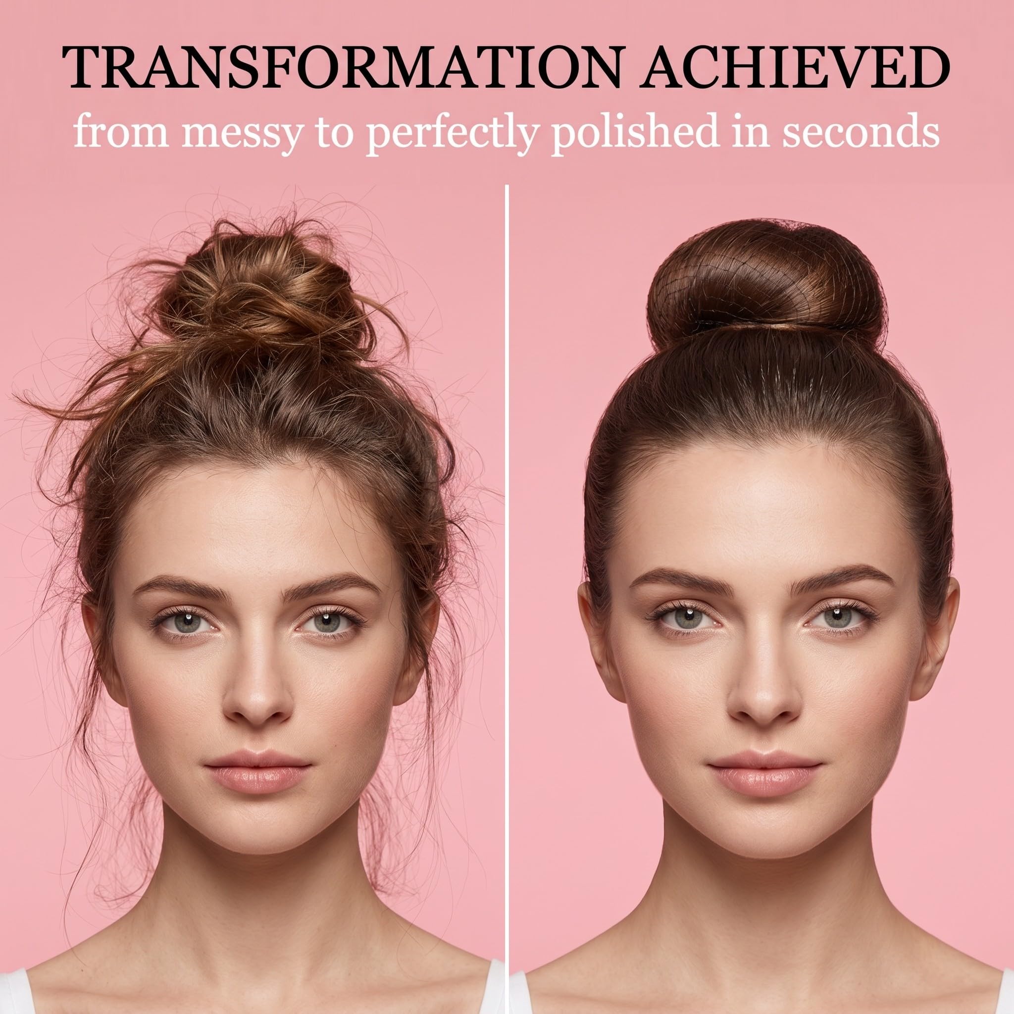 24 Pezzi Retine per Capelli, Ciambella per Chignon e Chignon Facile per Capelli, Invisibile e Confezionate Singolarmente (per Bambini, Ballo, Cucina e Uso Quotidiano)