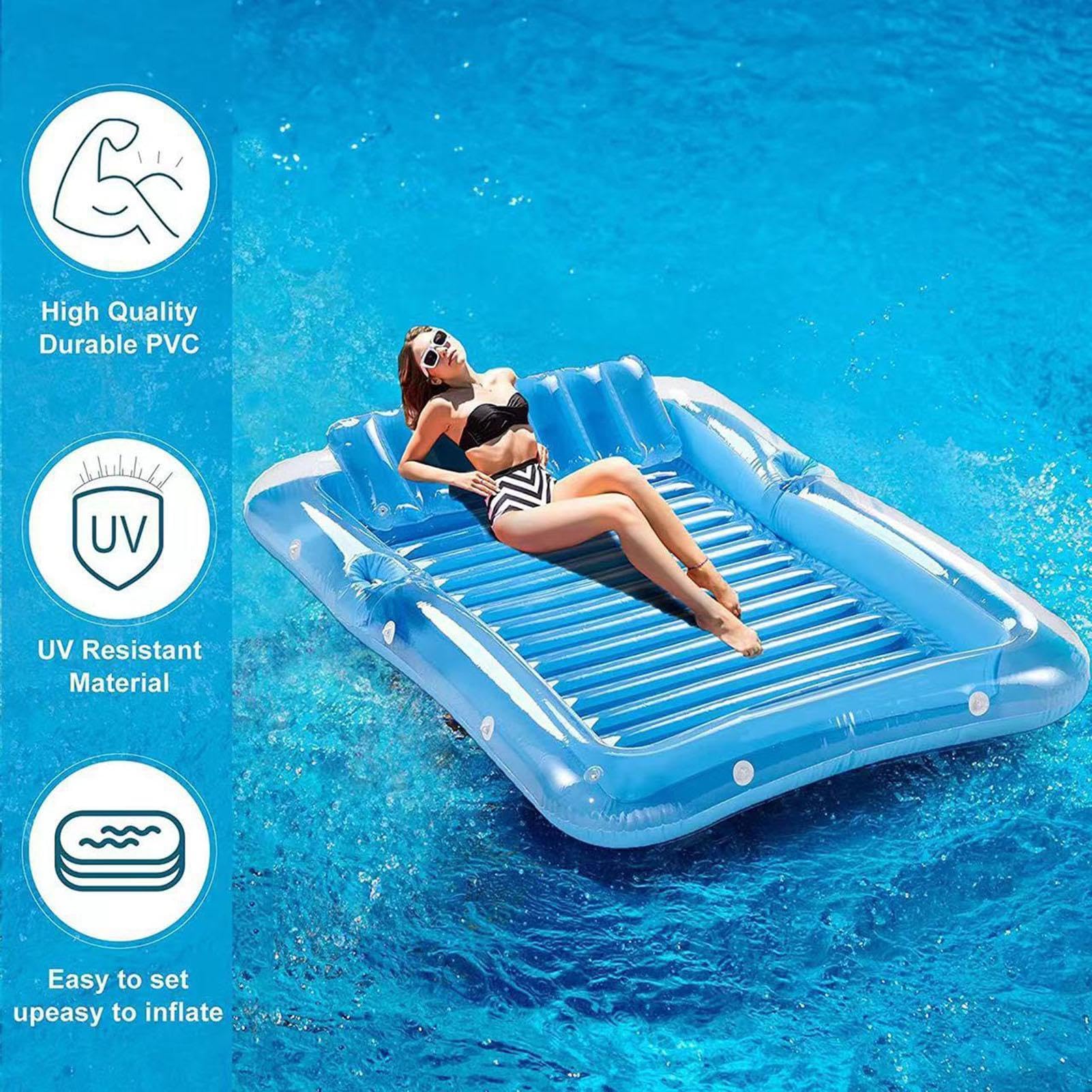 Colchoneta Piscina Adultos - Hamaca Inflable Agua