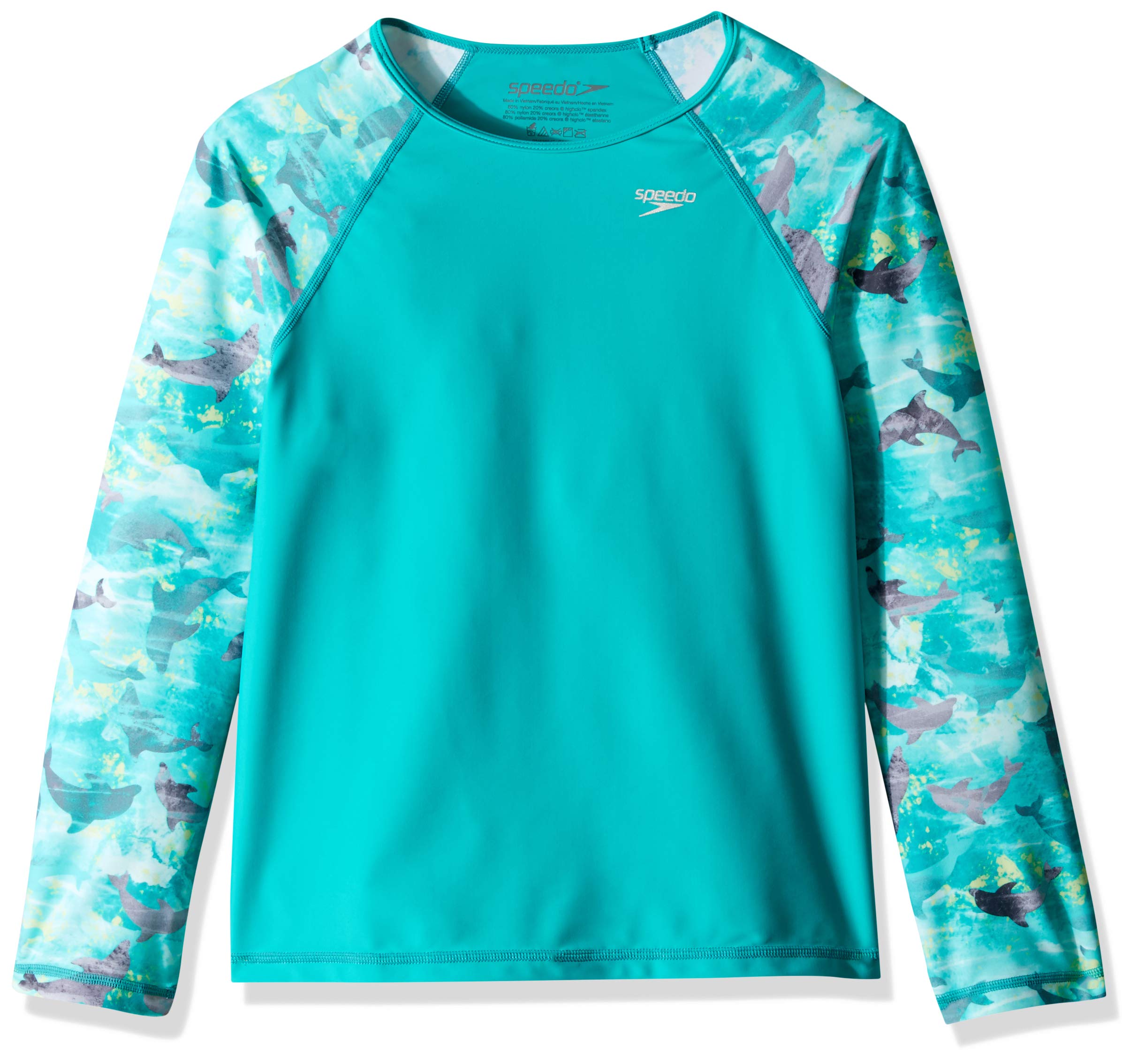 Speedo Girl's Uv Swim Shirt Long Sleeve Rashguard
