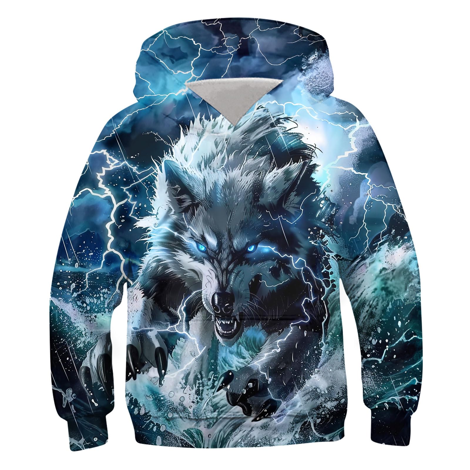 Belovecol Boys Hoodies 3D Printed Hooded Sweatshirts with Pocket for 6-16Y