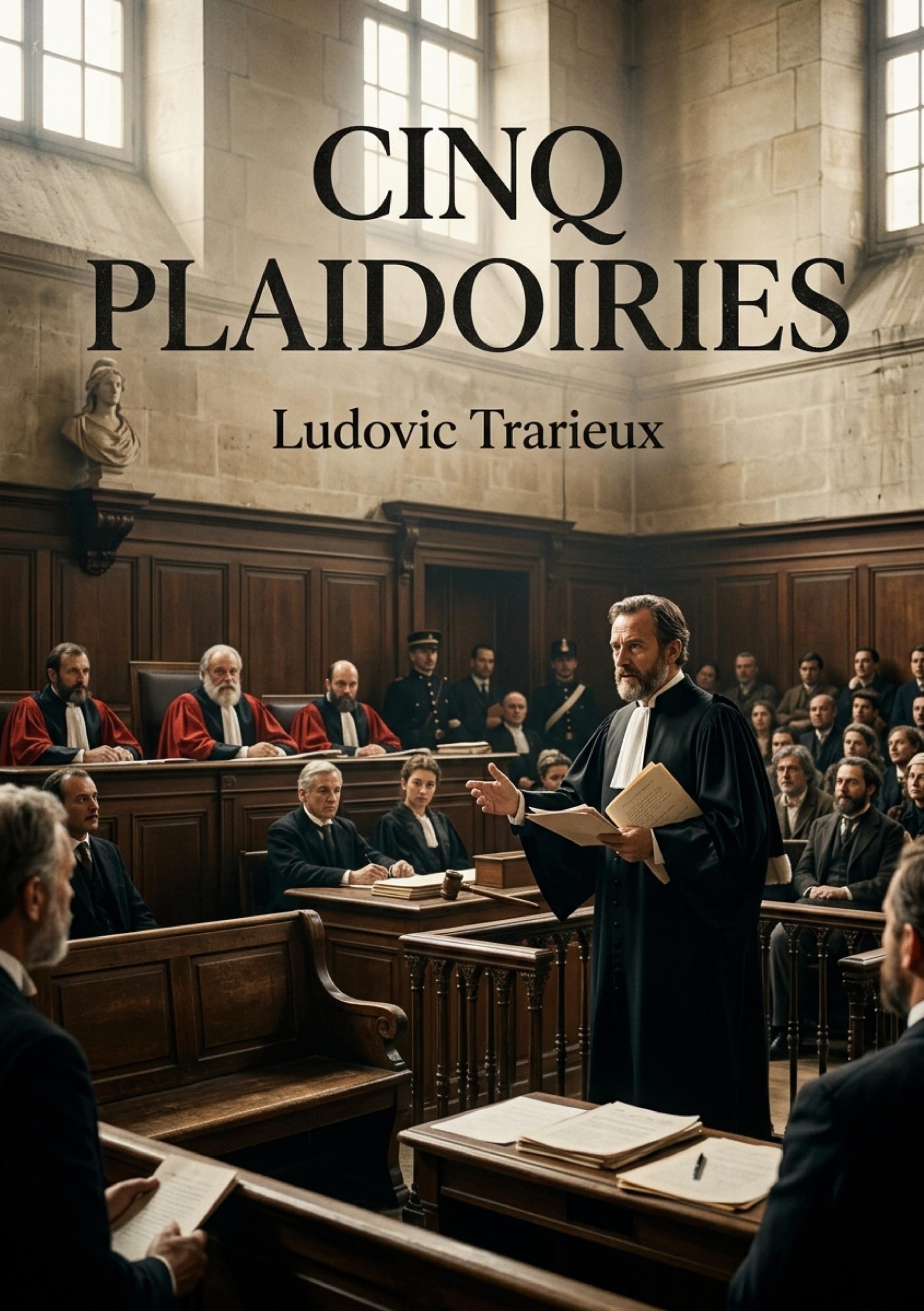 Cinq plaidoiries: Découvrez cinq plaidoiries de Ludovic Trarieux, avocat engagé, incluant l'Union Générale, l'affaire Chambige, le procès Raynal, la Ligue des droits de l'homme et l'affaire Gyp.