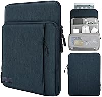 Vista 11 de MoKo Funda tipo bolsa de transporte para tablet de 9-11 pulgadas con bolsillos de almacenamiento compatible con nuevo iPad Pro M4 de 11