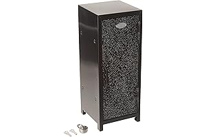 Mini Metal Locker with a Pop of Glitter and Ample Space for Secure Storage