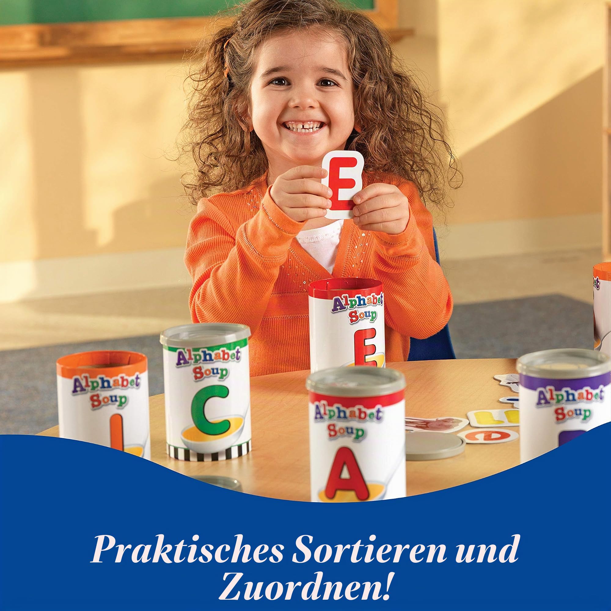 Learning Resources Sortierspiel „Buchstabensuppe“