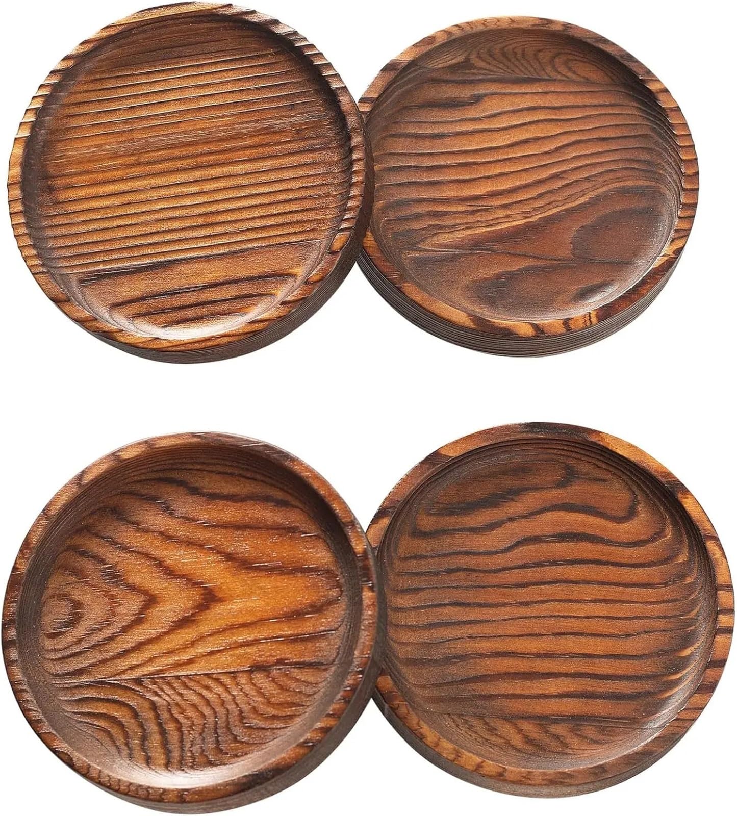 Dessous Verre Liège Rond 1 Ensemble de sous-Verres en Bois Naturel