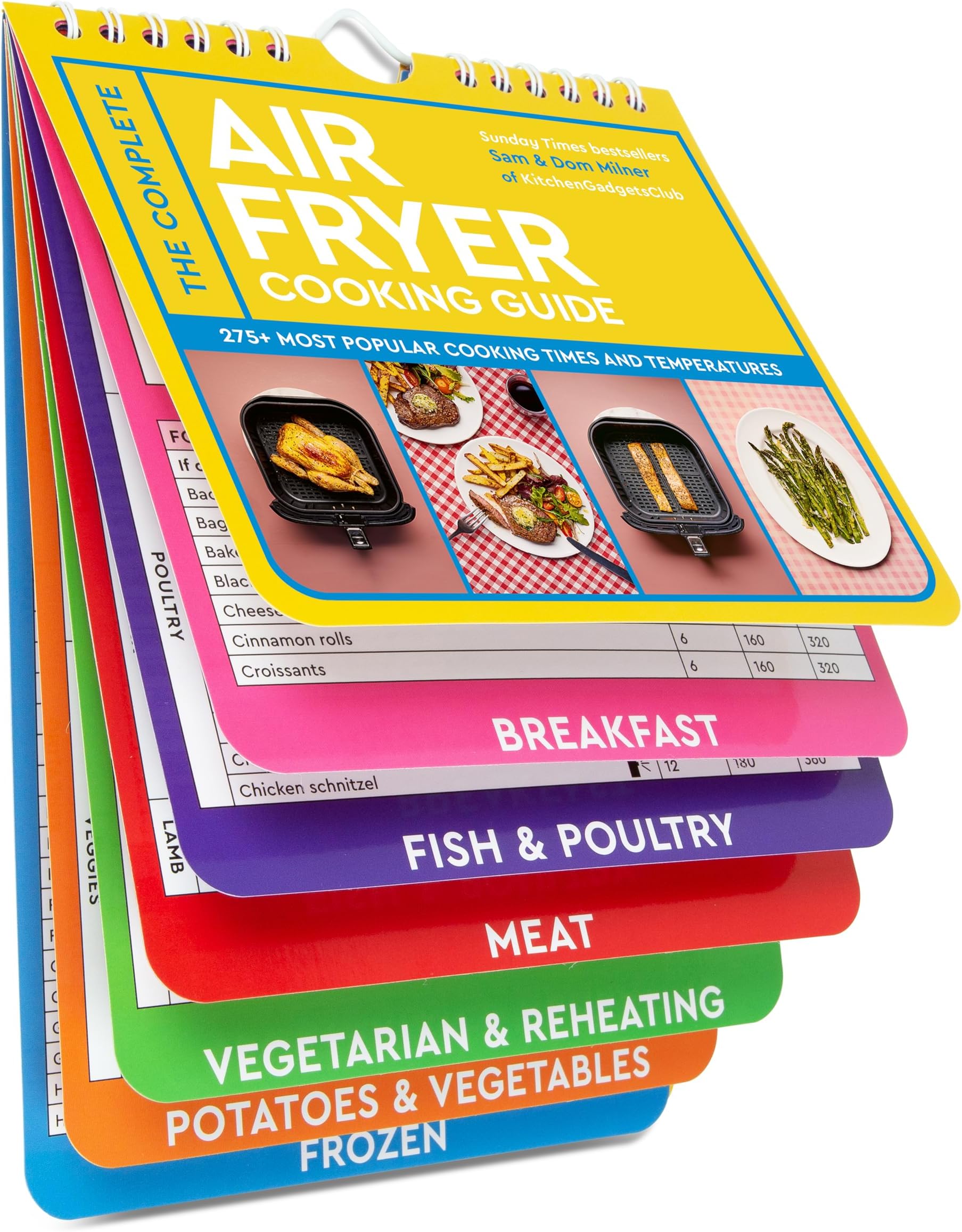 The Complete Air Fryer Cooking Guide: 275+ Most Popular Cooking Times and Temperatures - The Sunday Times Bestseller (Air Fryer Cookbook series)