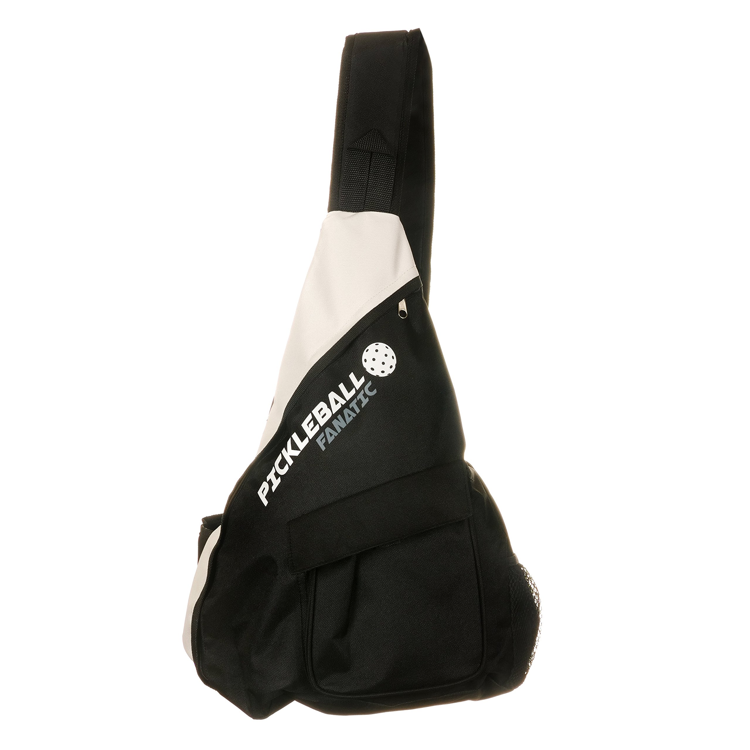 Pickleball Fanatic Sling Bag with Pockets for Paddles, Balls, Gear, and Water Bottle
