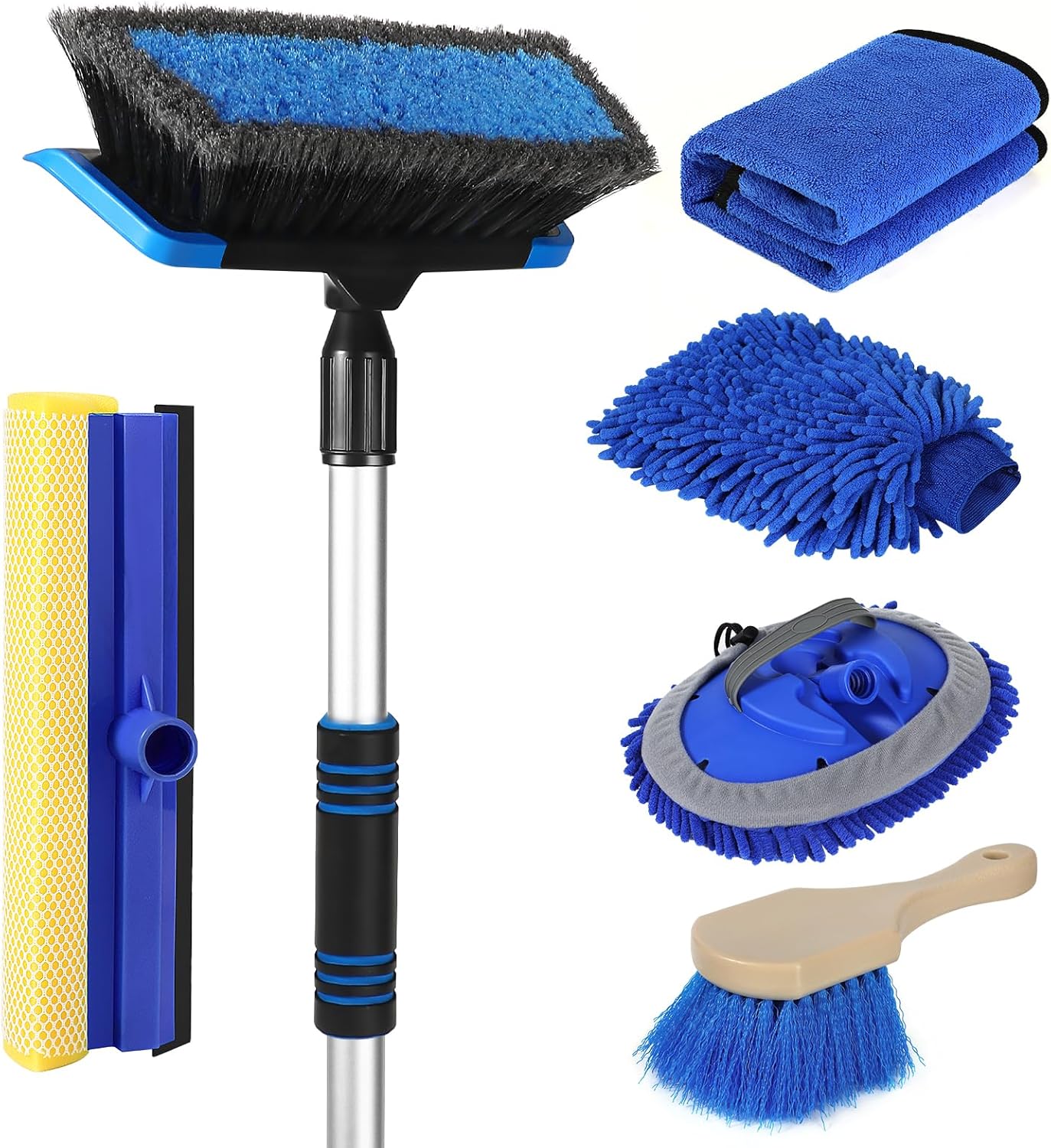 Wontolf 62'' Car Wash Brush with Long Handle