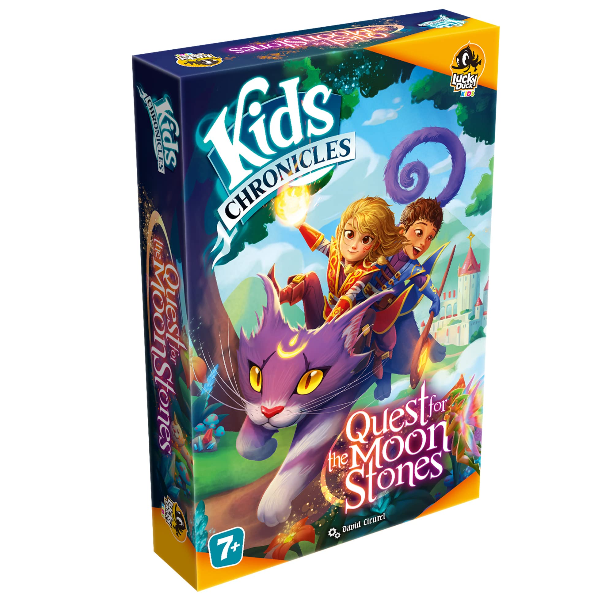 Kids Chronicles Quest for The Moon Stones Board Game | Mystery Game | Cooperative Game for Kids and Adults | Ages 7+ | 1-4 Players | Avg. Playtime 30-45 Minutes | Made by Lucky Duck Games