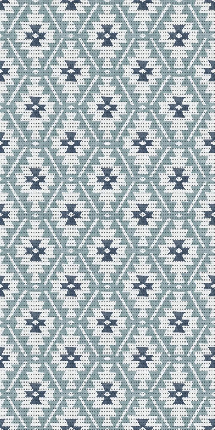 d-c-fix alfombra vinilica suelo Ednico Azul - interior y exterior - antideslizante lavable decorativo - alfombrilla vinilo - para cocina baño salón pasillo terraza jardín - 65 cm x 2 m