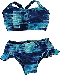 Biquíni infantil menina coqueiros 0 a 16 anos