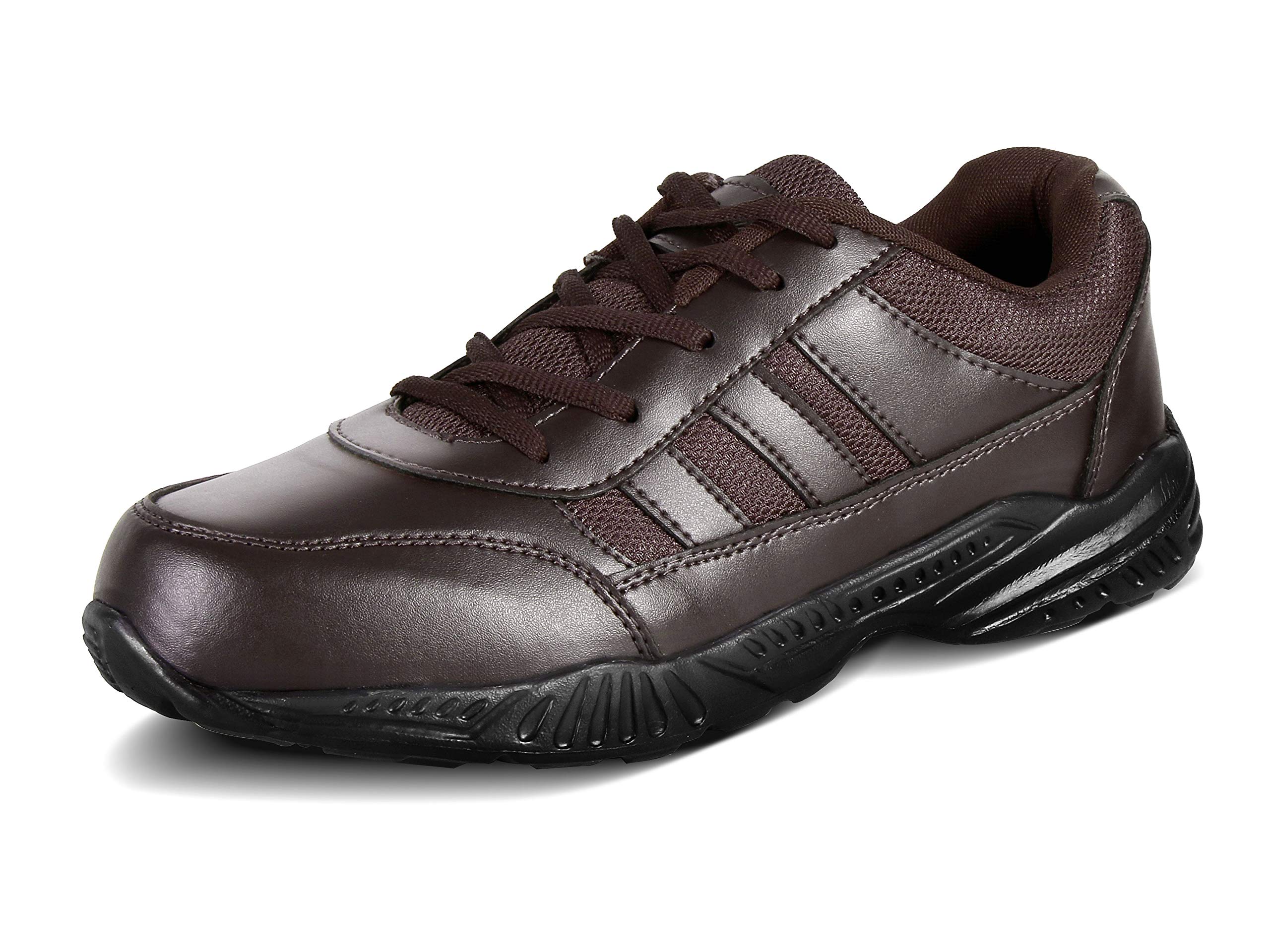Action Synegy Boys & Girls Laceup School Shoes 7145 Brown (B07GB15MCL) Amazon Price History, Amazon Price Tracker