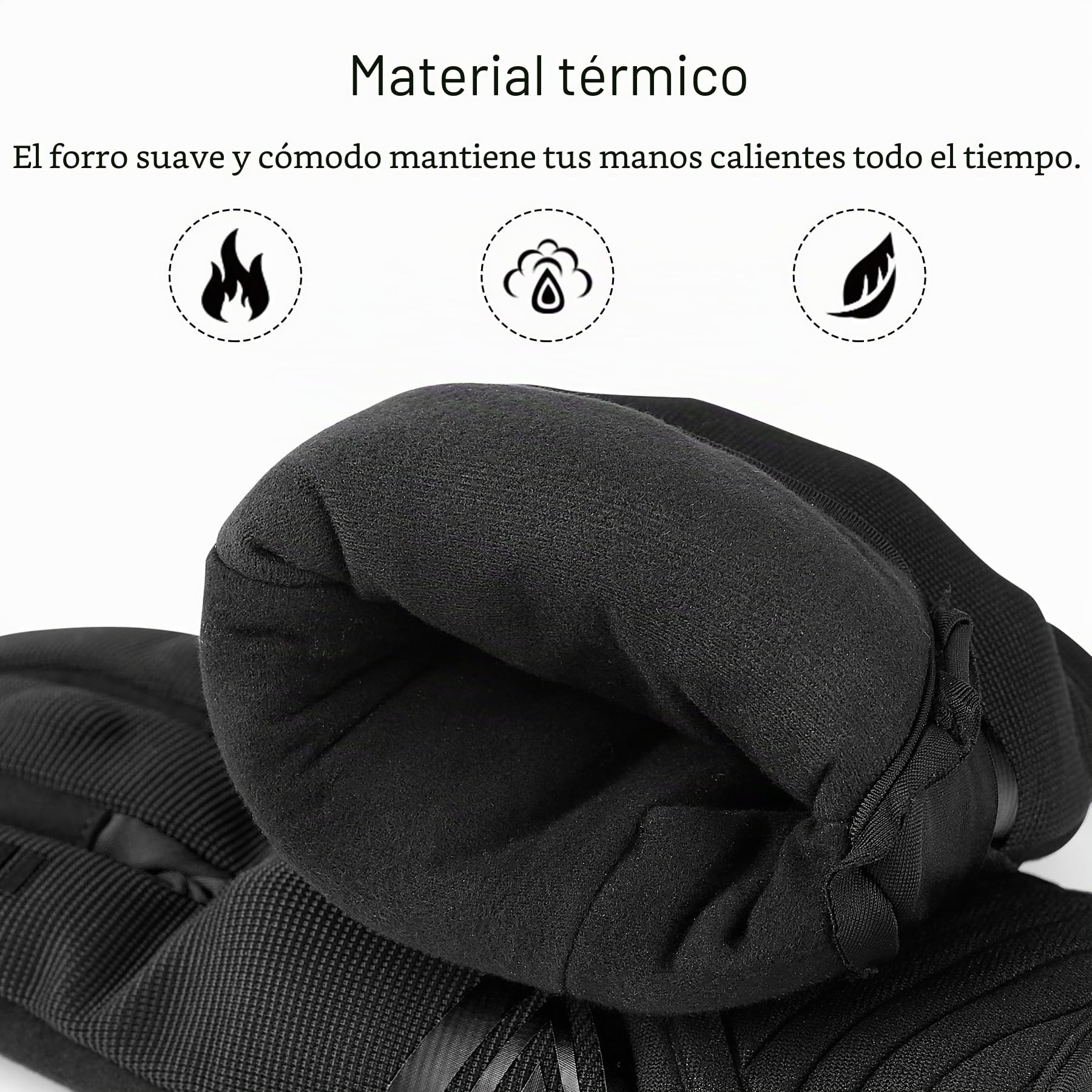 INBIKE Guantes Moto Invierno Hombre Impermeable Compatible con Pantalla Táctil Guantes Moto a Prueba De Viento con Membrana Impermeable Hipora y Forro Térmico(IM902W)