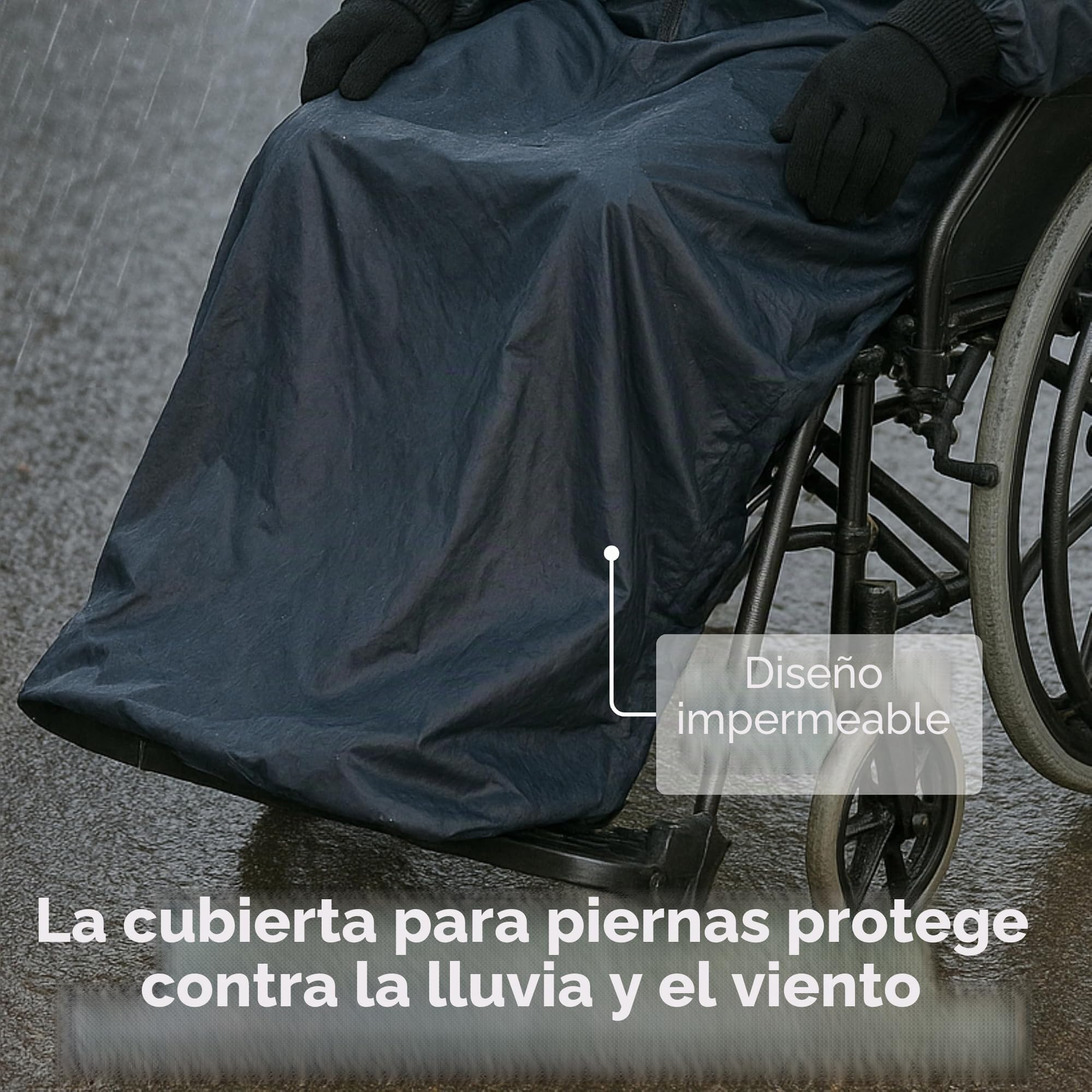 Homecraft Chubasquero con mangas para silla de ruedas