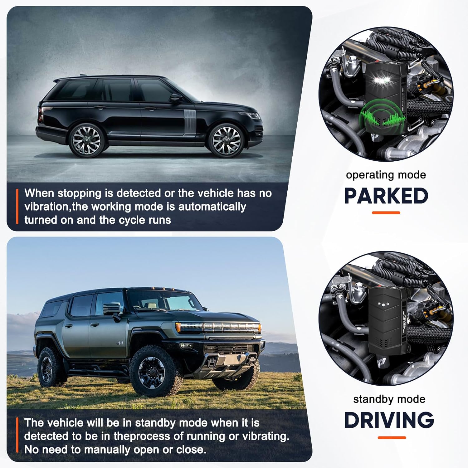 2Pcs Ultrasonic Rodent Repellent for Car Engines,Battery Operated Rodent Repellent Under Hood Anti,Mice,Mouse,Rodent Repellent for Cars Keeping Rodents Out of Car Basement Garage Warehouse