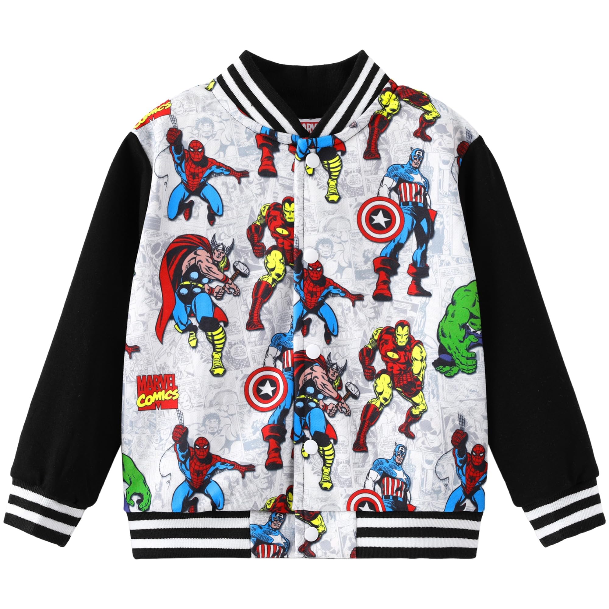 Disney Bomber Jacket Spider Man Marvel Toy Story Cars Varsity Cardigan2-13Y ClimatePartner certified