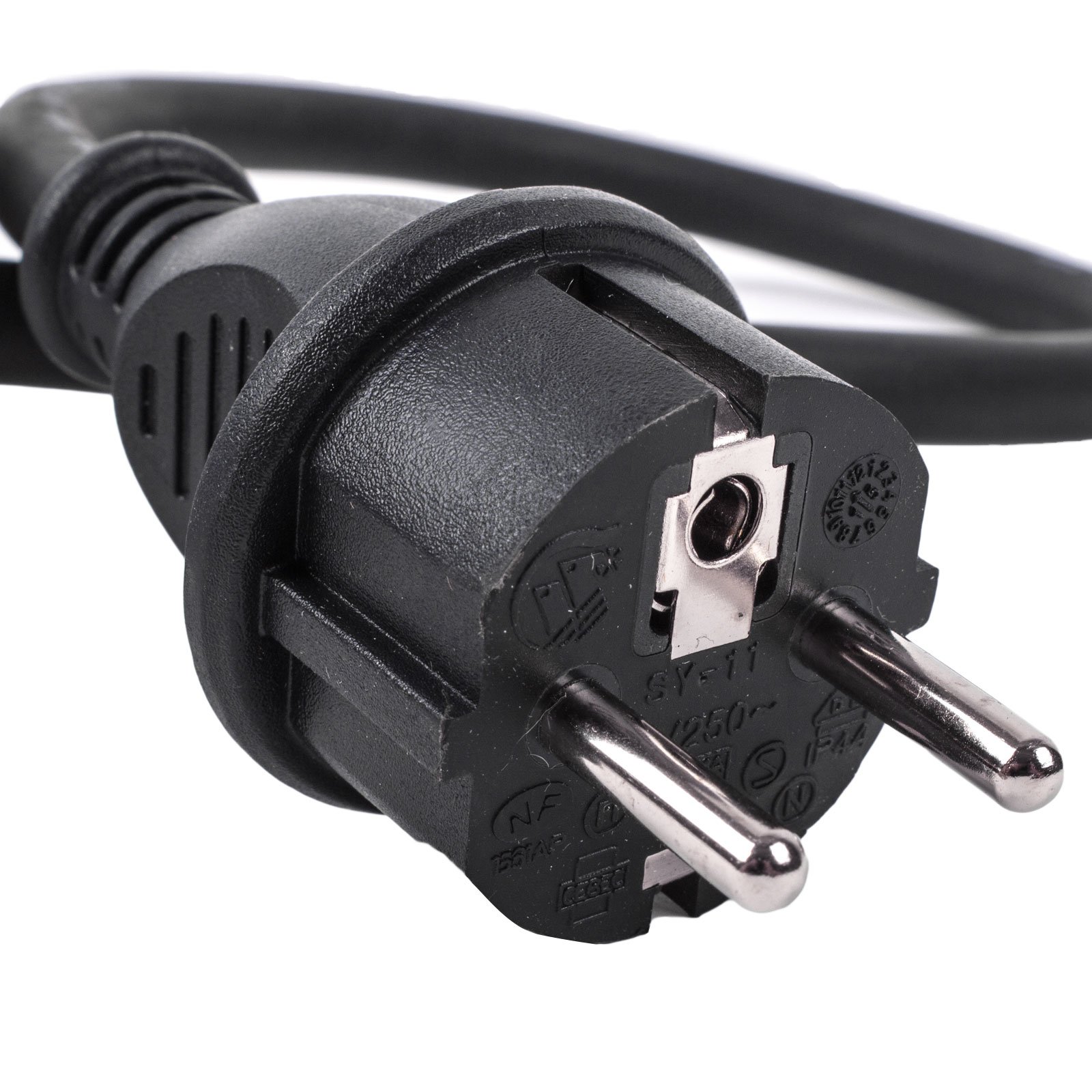 Adaptateur CEE Suisse 200-250V 16A – Fiche Schuko Vers Prise Suisse Terre, 40 Cm, IP44, Caravane & Bateau