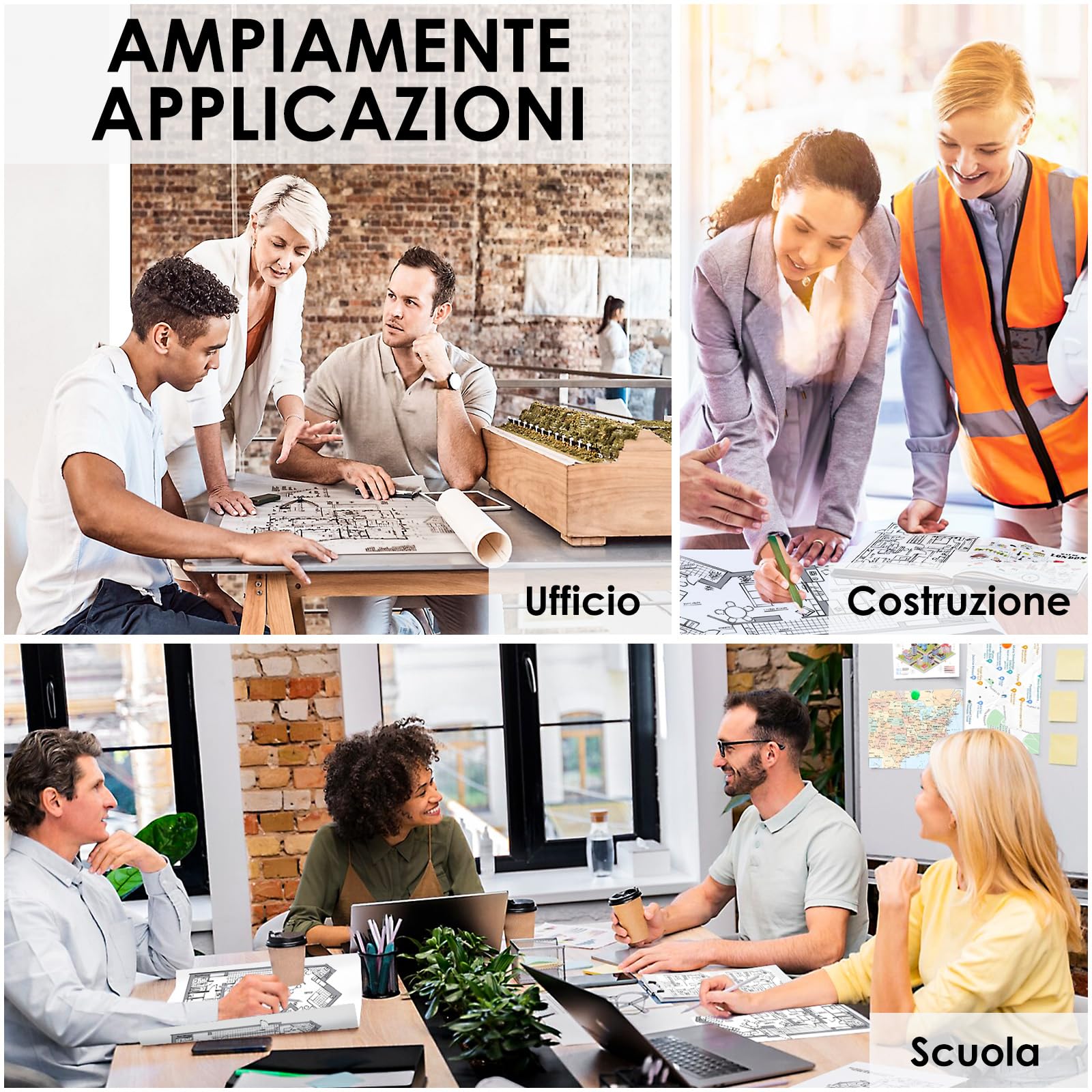 DOUBLE D 712 XL per HP 712 3ED70A 3ED71A 3ED67A 3ED68A 3ED69A Cartucce d'inchiostro Compatibile con HP DesignJet T650 T630 T230 T250 T210 (1BK/1C/1M/1Y,4 Pack)