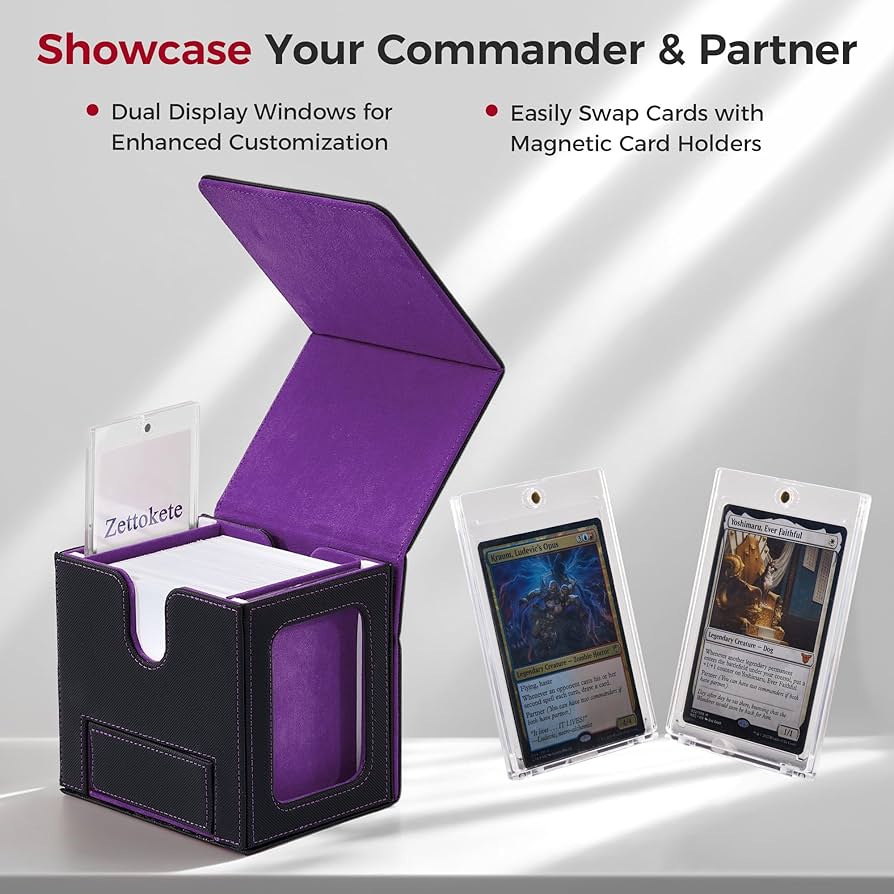 Amazon.com: Zettokete MTG Commander Deck Box with Dual