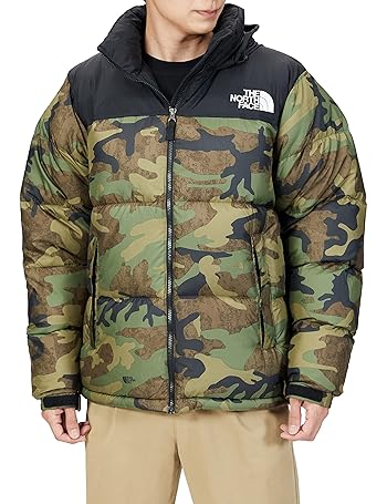 [ザノースフェイス] ダウン ジャケット ノベルティーヌプシジャケット メンズ 撥水 軽量 保温 防寒 【FW22】TNFカモ S