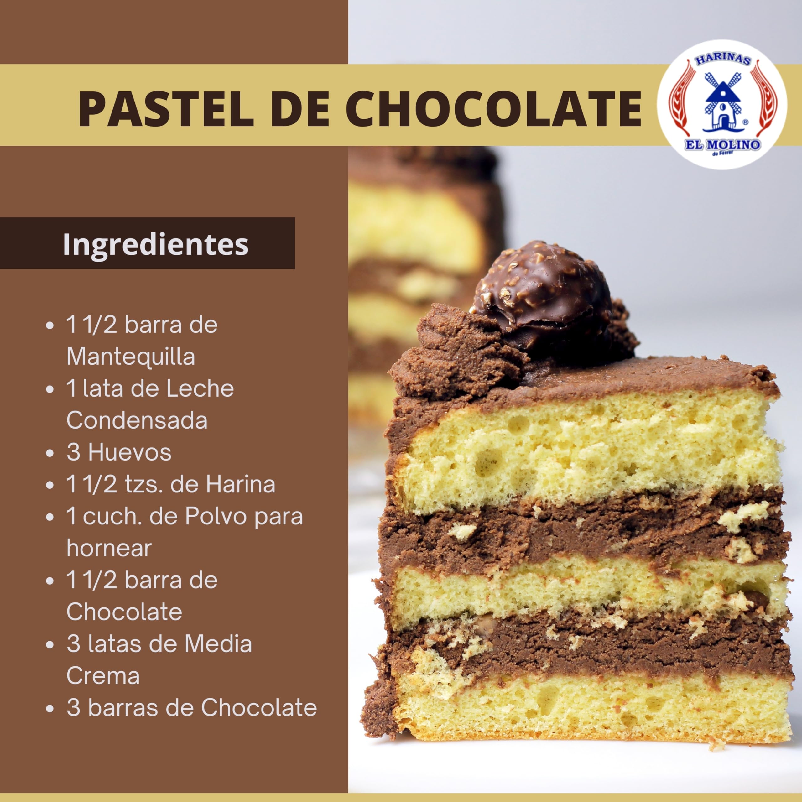 Harina Candeal de Trigo · El Molino Molida a Piedra · Bolsa 2Kg · Pan y Repostería
