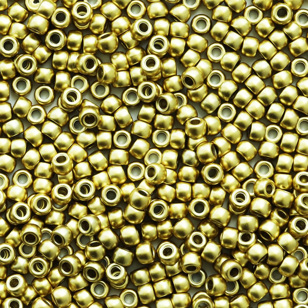 KERGAEN 1000+ Pcs 6x9mm Plastic Pony Beads Bulk - Multi-Color DIY Craft Beads for Bracelets, Hair Braiding, Jewelry Making, Keychains