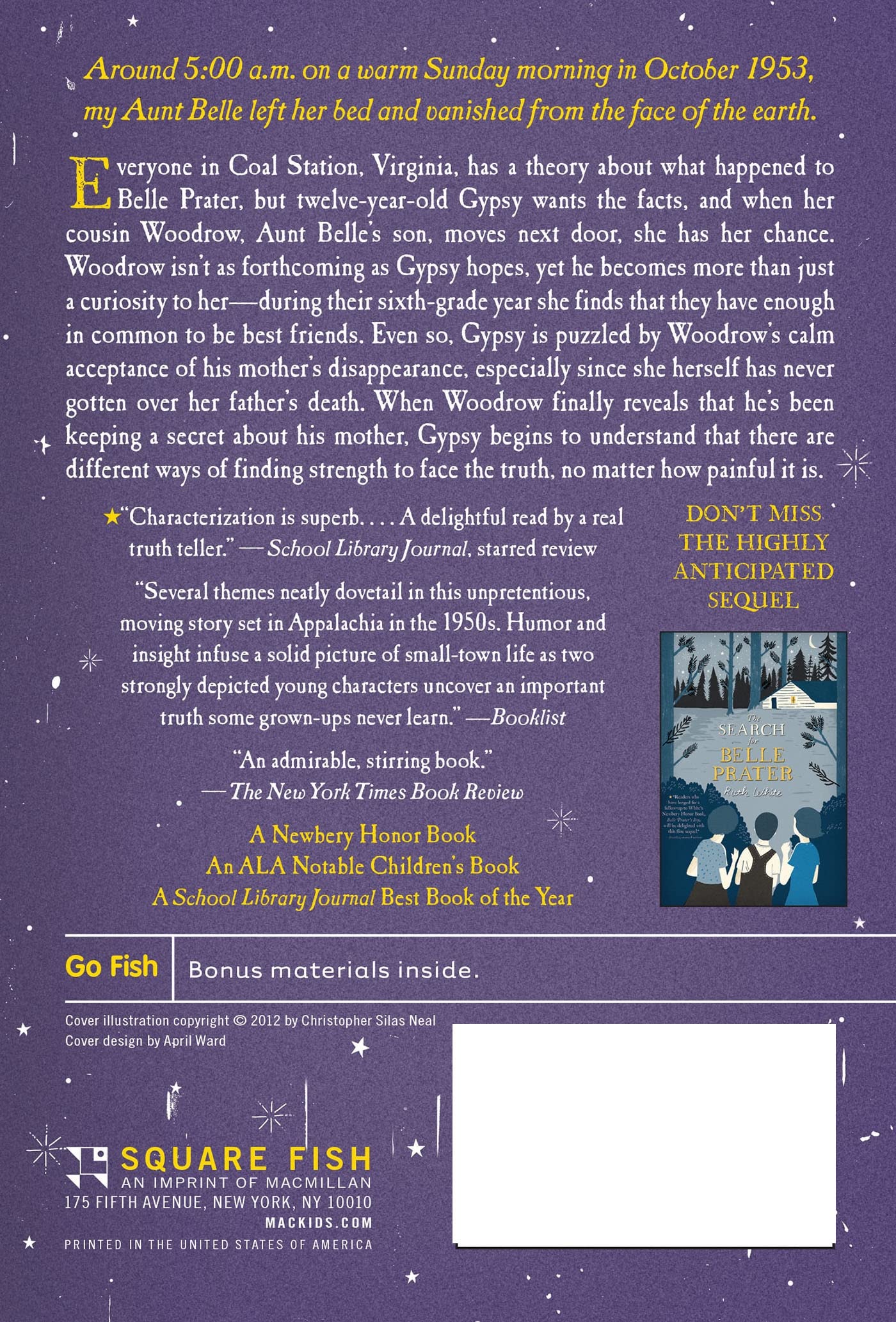 Belle Prater's Boy: (Newbery Honor Book): 1