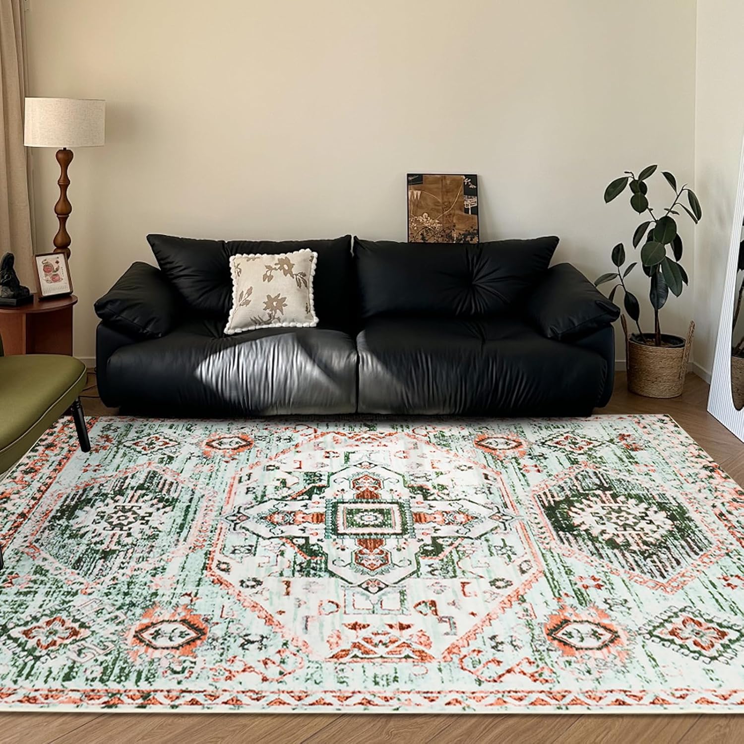 6×9 Area Rugs for Living Room Bedroom, Large Washable