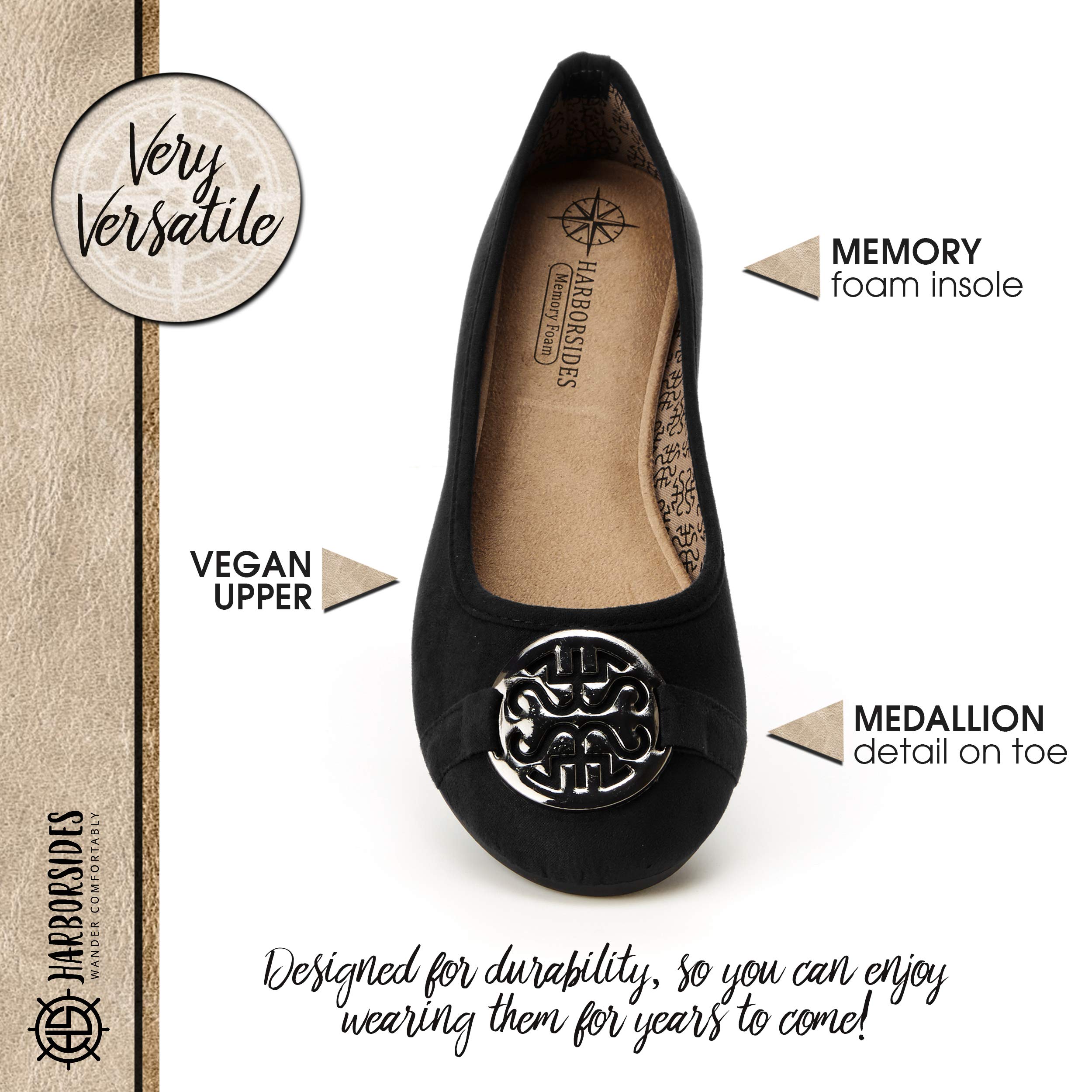 harborsides memory foam flats