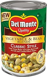 Del Monte Canned Vegetable & Bean Blends, Classic Style, 14.5-Ounce Can