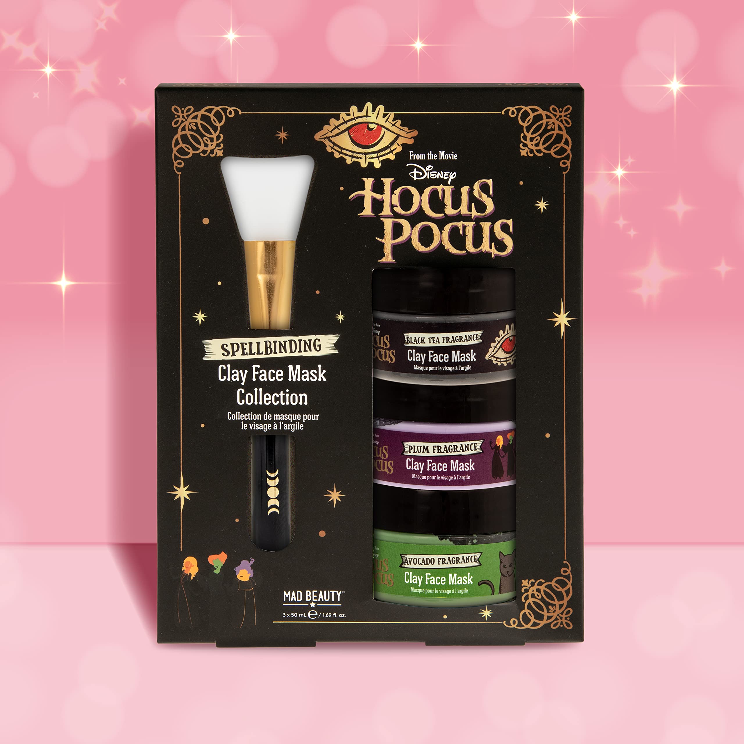 Hocus Pocus, Clay Face Mask Set (Trio) Disney, 4 g (Pack of 1) - Image 4