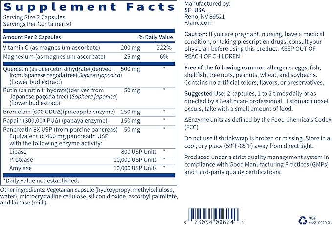 Quercetin-Bromelain Forte