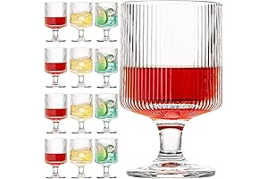 Set of 12 Vintage Wine Glasses