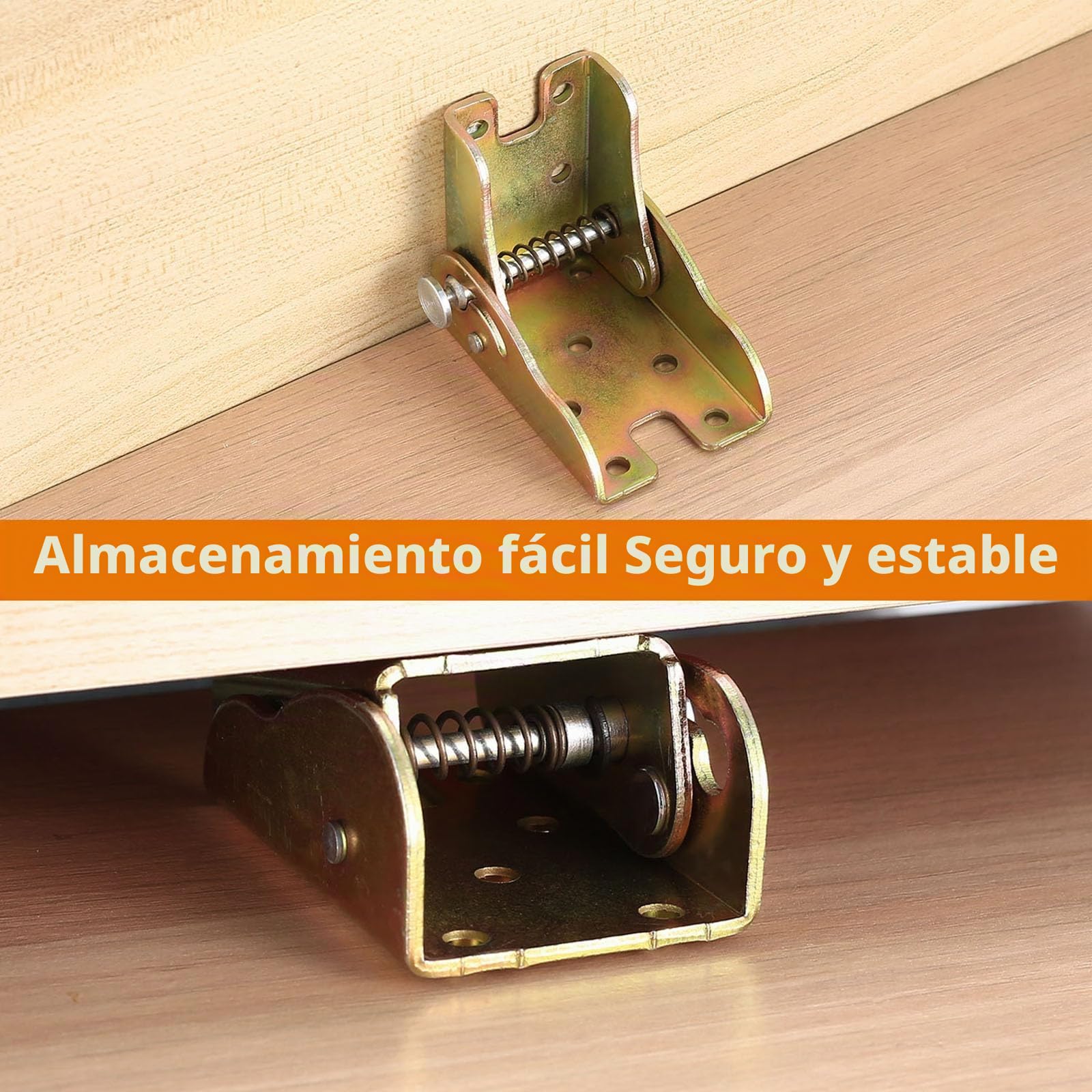 4 Piezas Bisagras Plegables Autoblocantes, Bisagra Autoblocante 90 Grados, Patas de Mesa Plegables, Soporte de Extensión Bisagras Mesa Plegable Metal para Patas Plegable, Cocina Oficina Mesa Pared