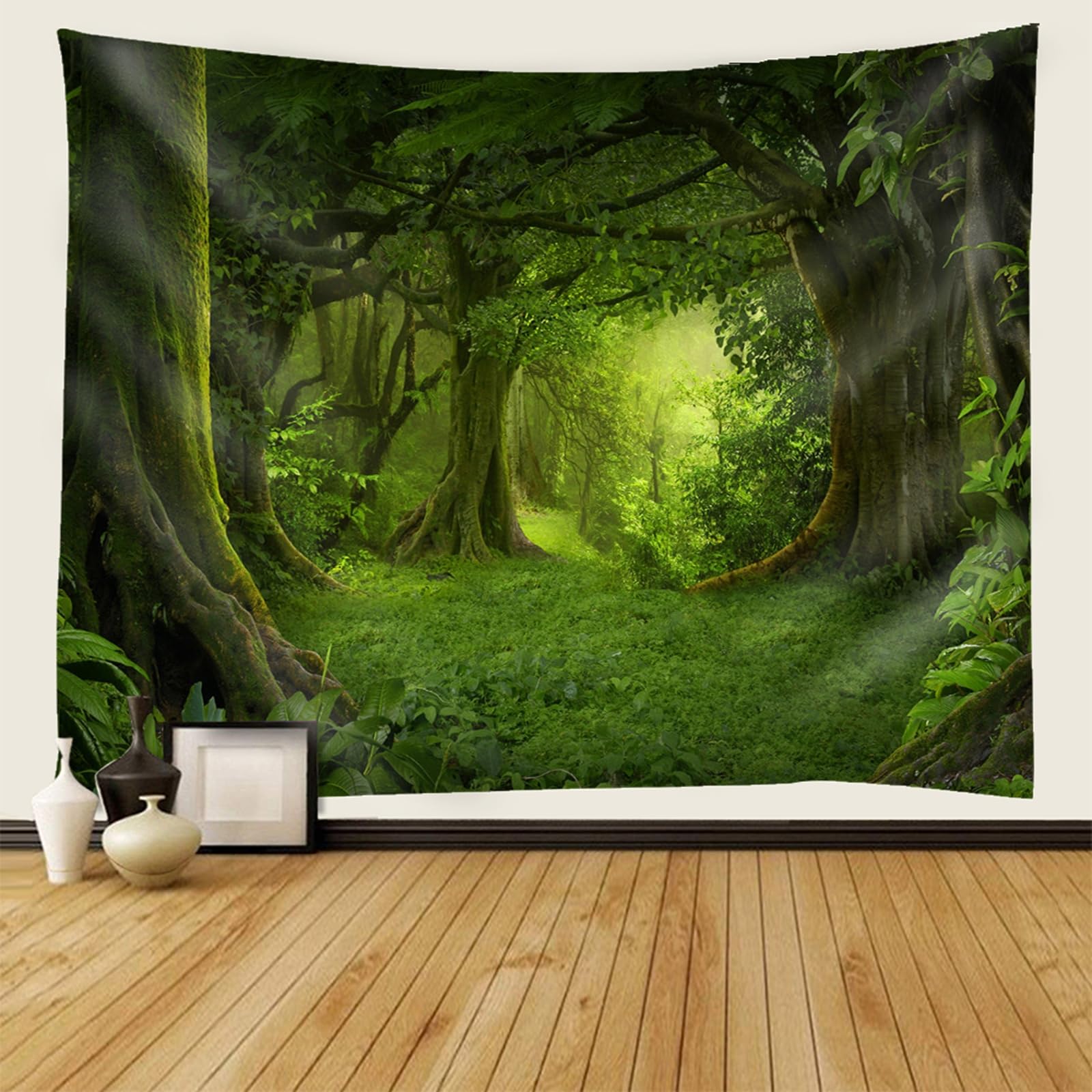 RDSGYZ Dekoracja ścienna z materiału, duża, 300 x 256 cm, dywan ścienny, chusta na ścianę, do sypialni, pokoju dziecięcego