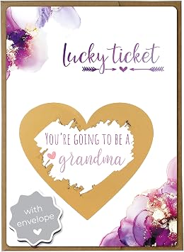 Joli Coon Pregnancy Announcement Scratch Card Youre Going to Be a Grandma