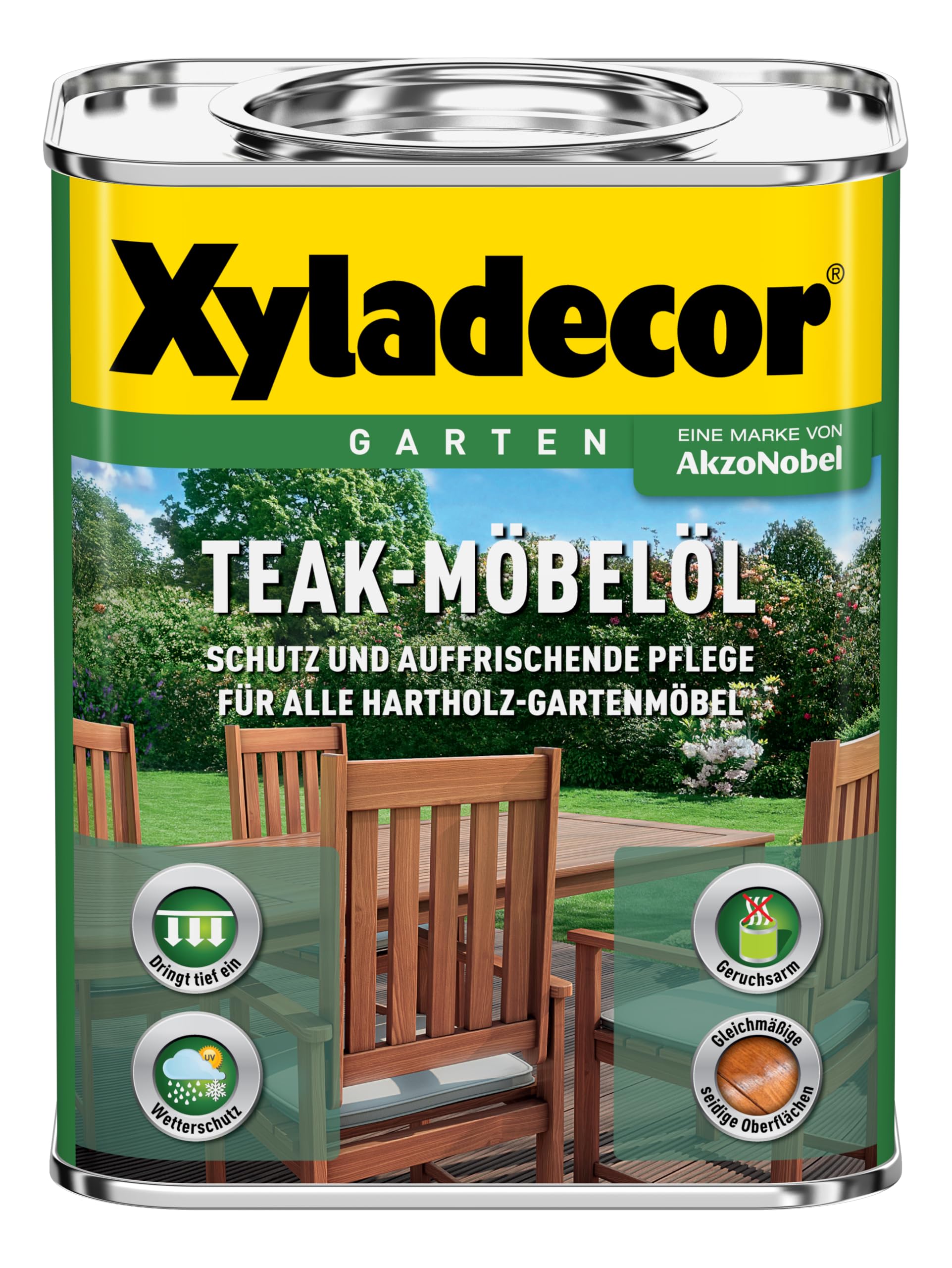 Xyladecor TeakMöbelöl farblos 0,75 Liter