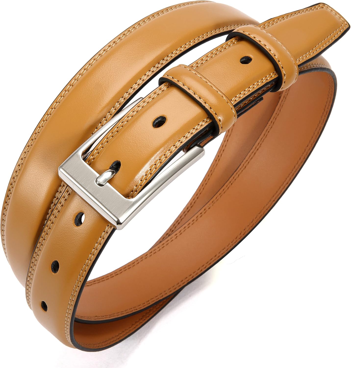 CHAOREN Mens Belts Leather Gift for Men - Ideal Match for Mens Dress Shoes - Image 4