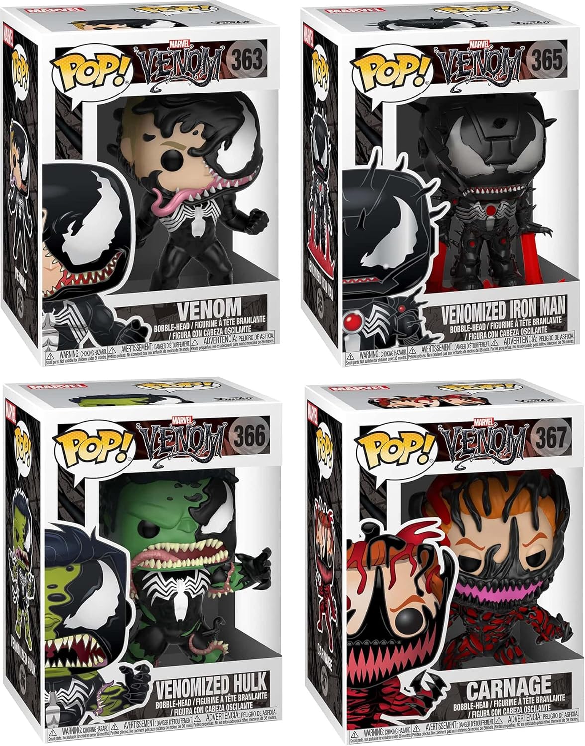 Funko Pop! Marvel Venom Collectors Set Venom/Eddie Brock