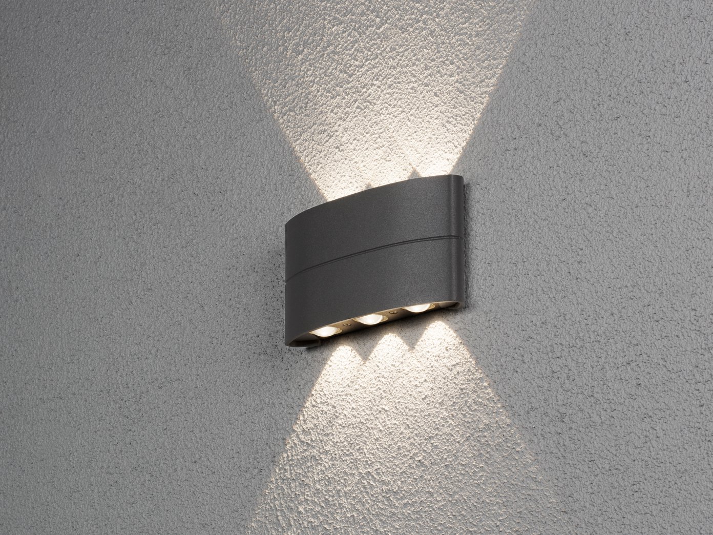 Konstsmide Wandleuchte Chieri | anthrazit | outdoor | High Power LED | 7853-370