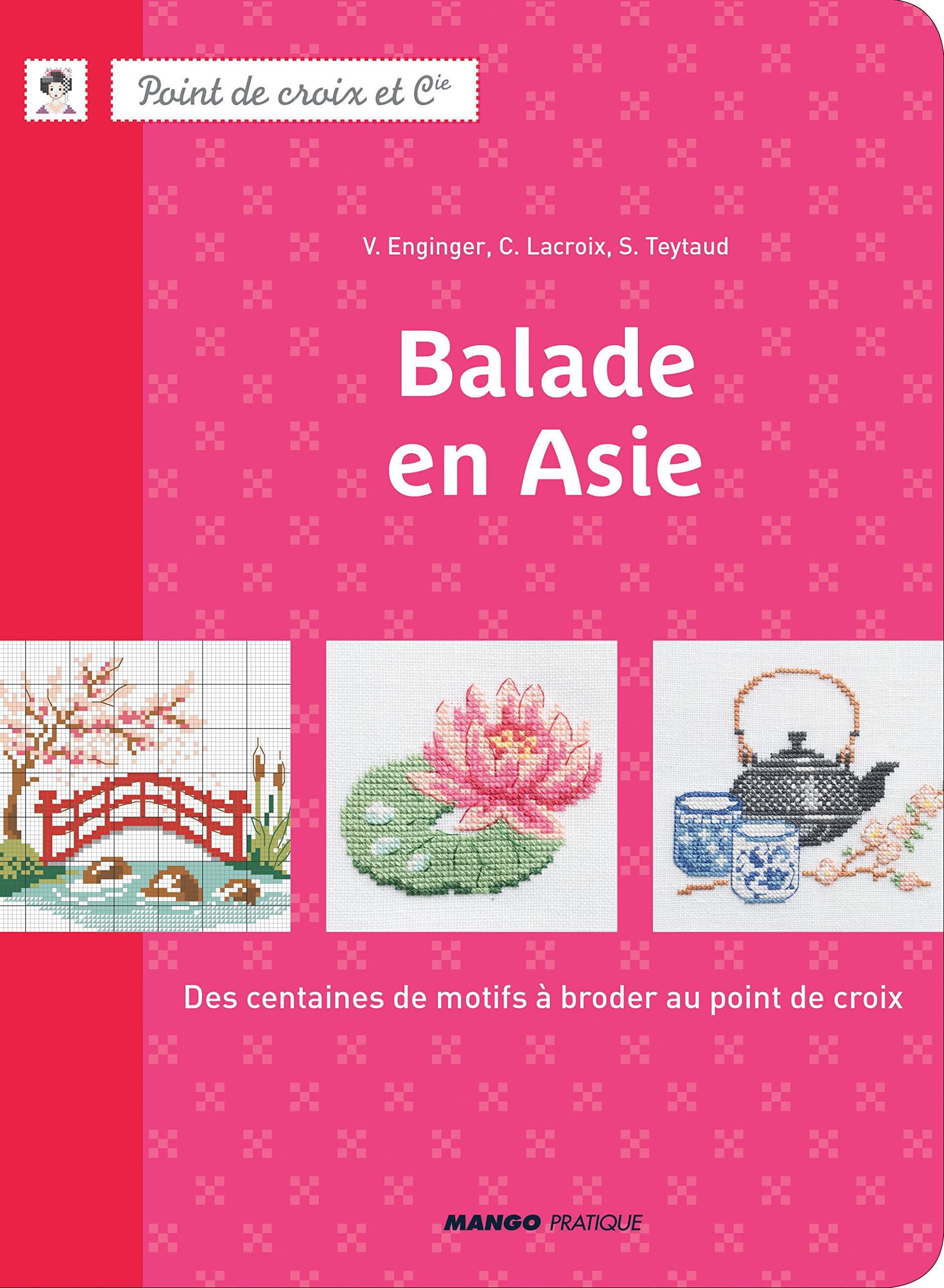 MANGO クロスステッチ図案集 balade de asie フランス語　m2 MANGO クロスステッチ図案集 balade de asie フランス語 m2
