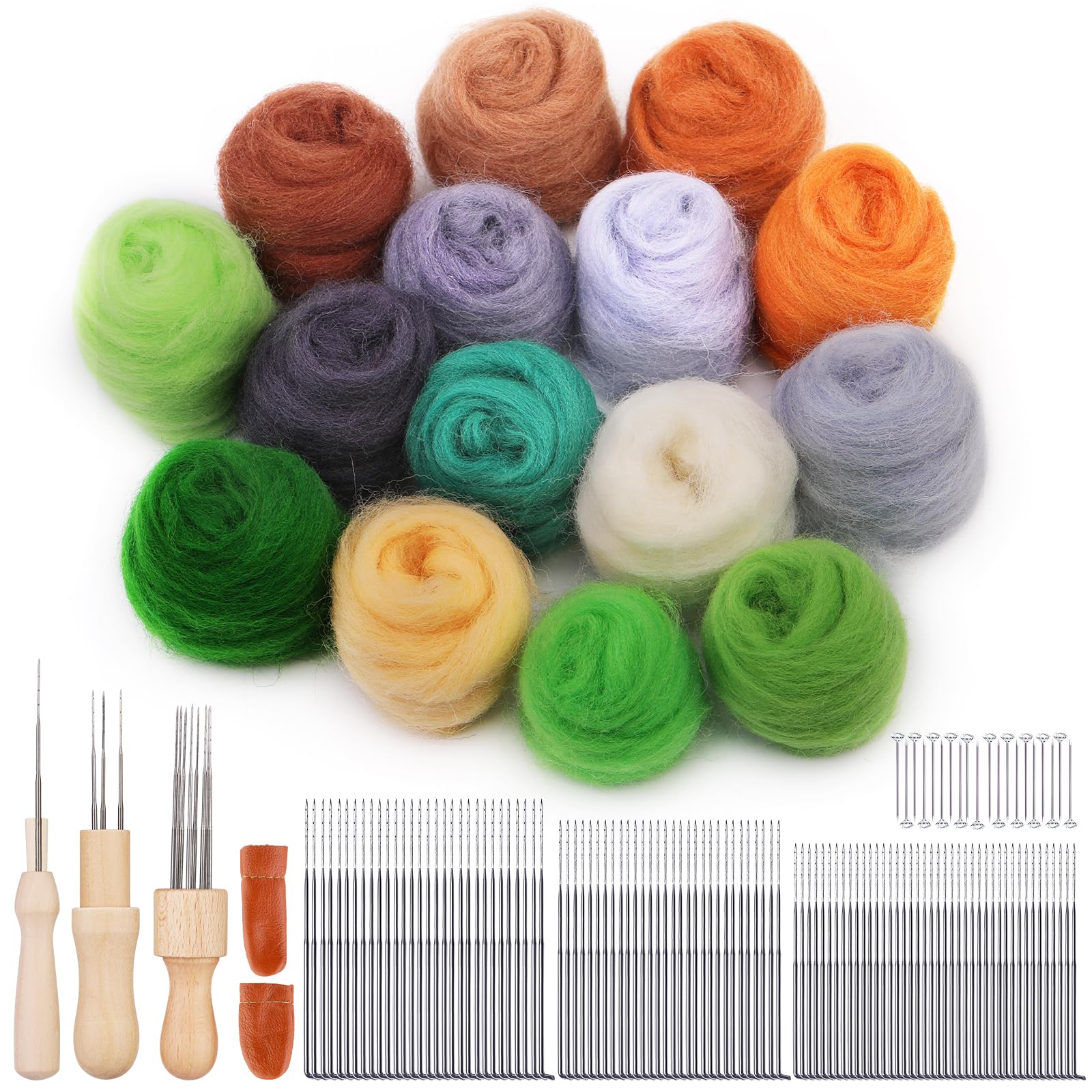 thumbnail image 2 of CroBlissful 60 Pcs Needle Felting Needles 7 Colors Wool Felting 2 of 13