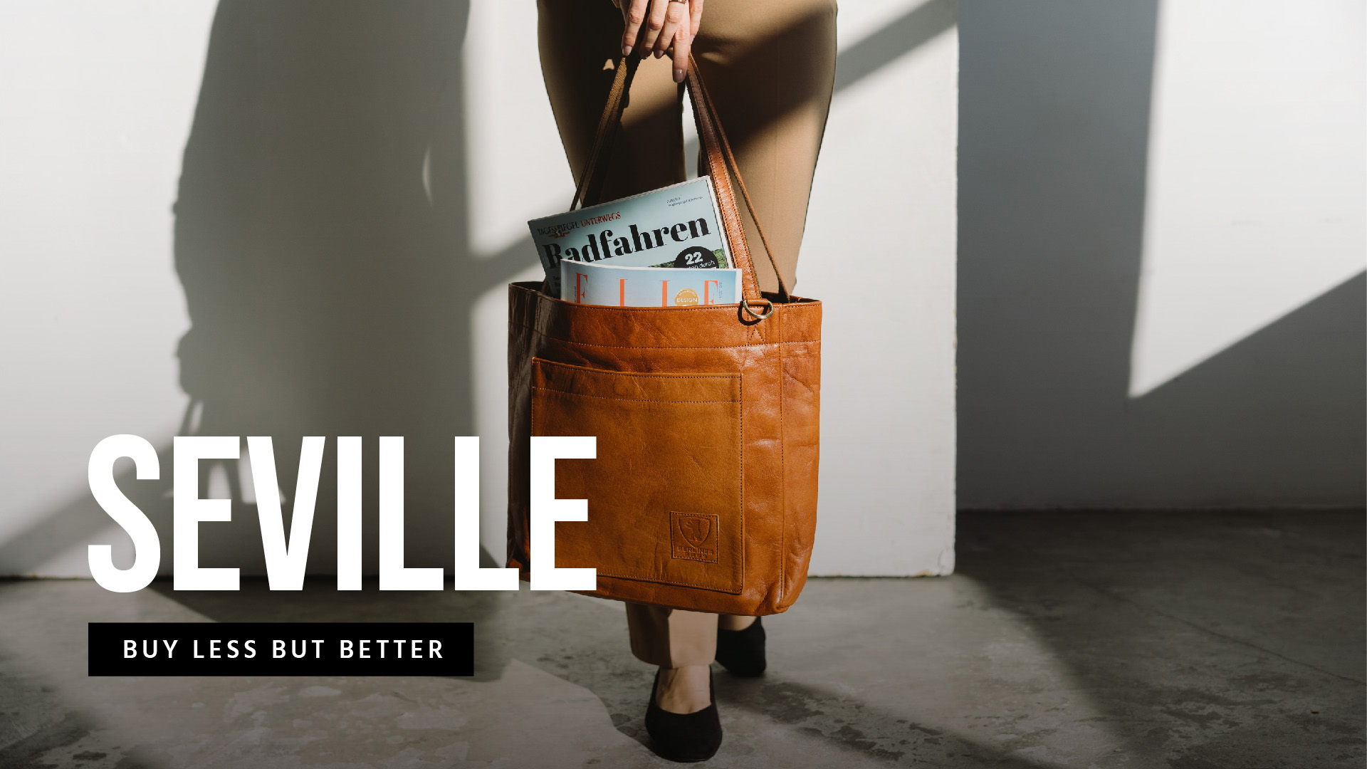 Berliner Bags Vintage shopper Seville, leren handtas voor vrouwen, bruin - Image 8
