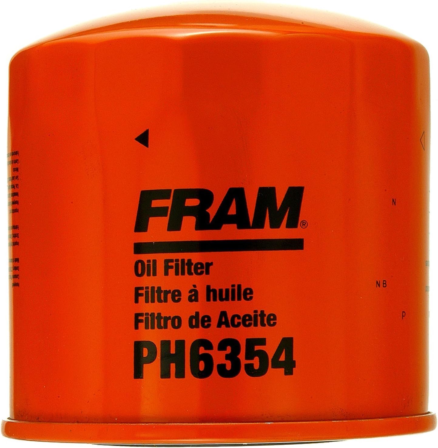 FRAM Extra Guard PH6354, 10K Mile Change Interval SpinOn Oil Filter