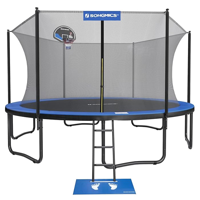 Buy SONGMICS Trampoline, 12 ft 14 ft 15 ft Recreational Trampolines