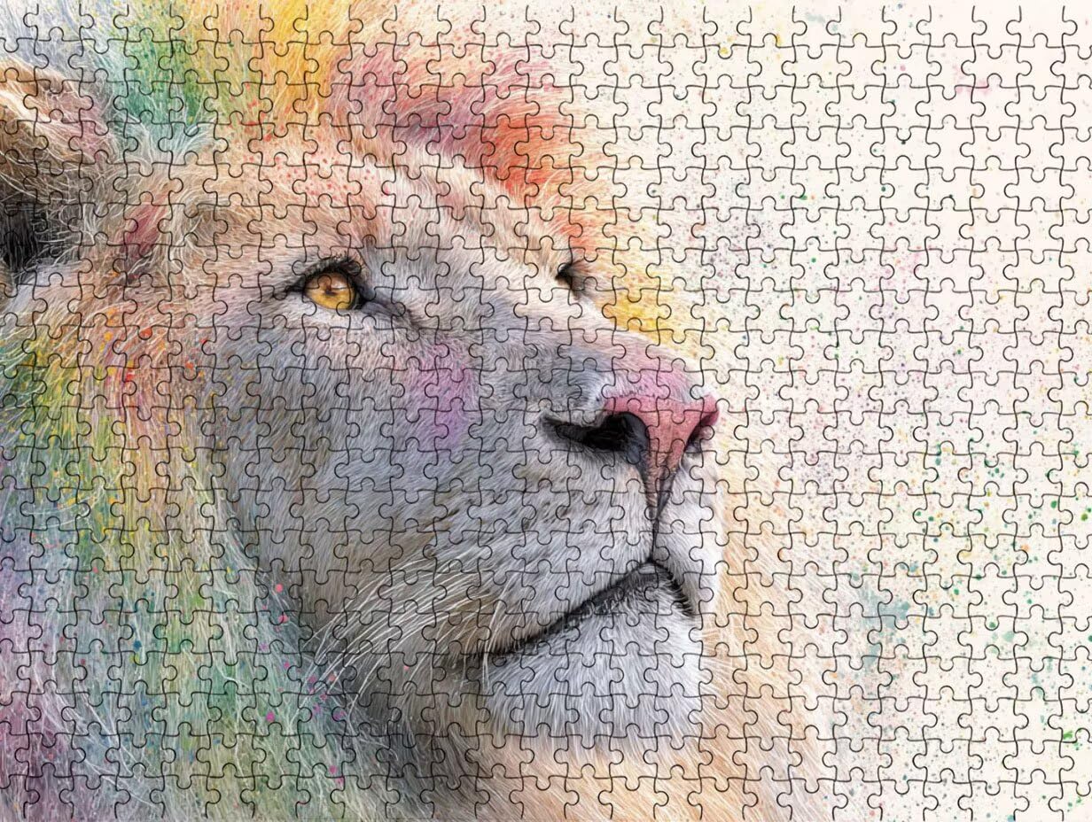 Leone Colorato, 1000 Pezzi Puzzle Classici, per Adulti YHPGL6-103