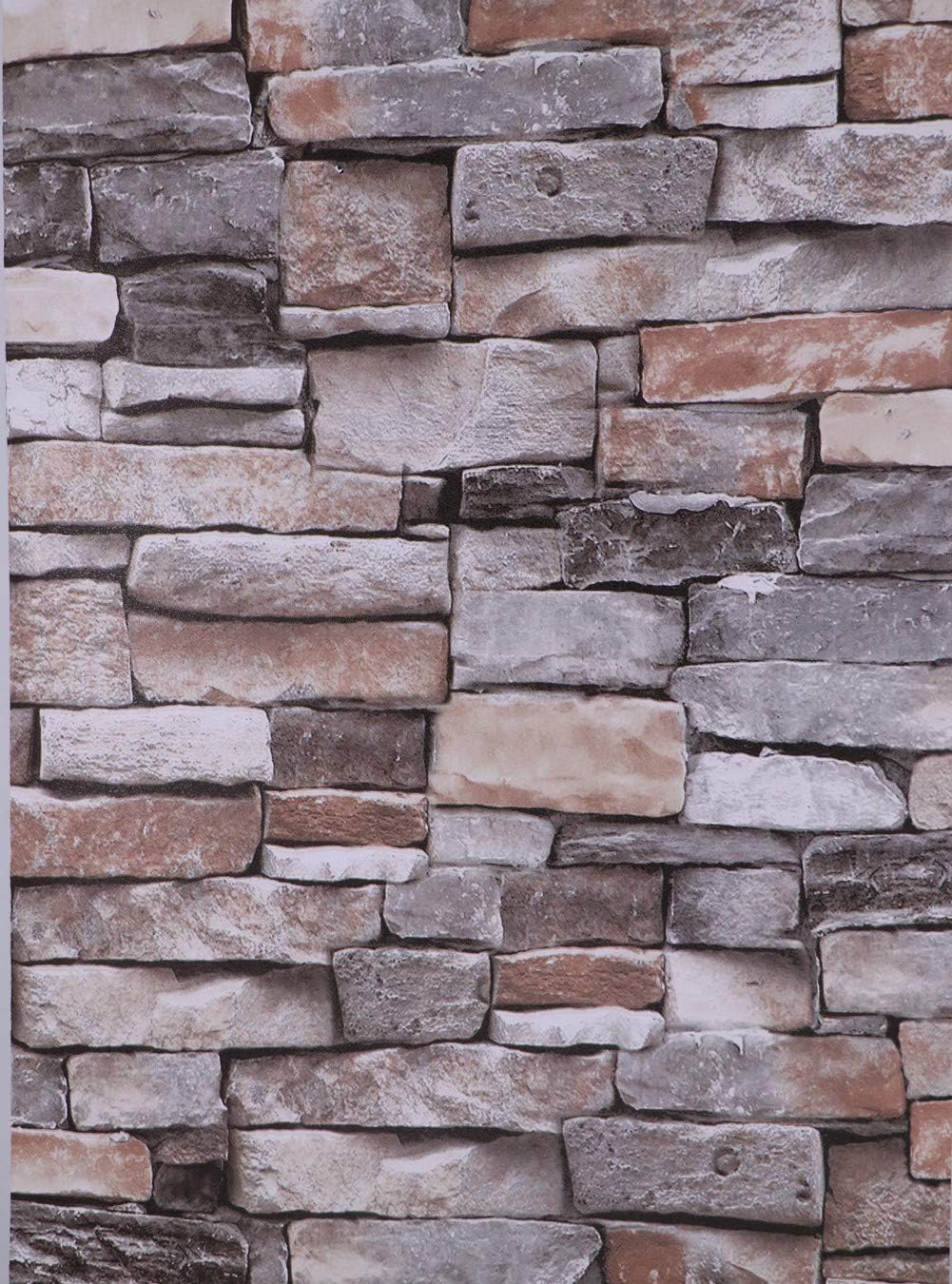 carta da parati in mattoni per la camera da letto