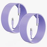Vista 20 de para iPhone 14 USBC a cable Lightning de 1 m [Certificado Apple MFi] Cargador de iPhone, paquete de 2 cables Lightning, cables de carga rápida