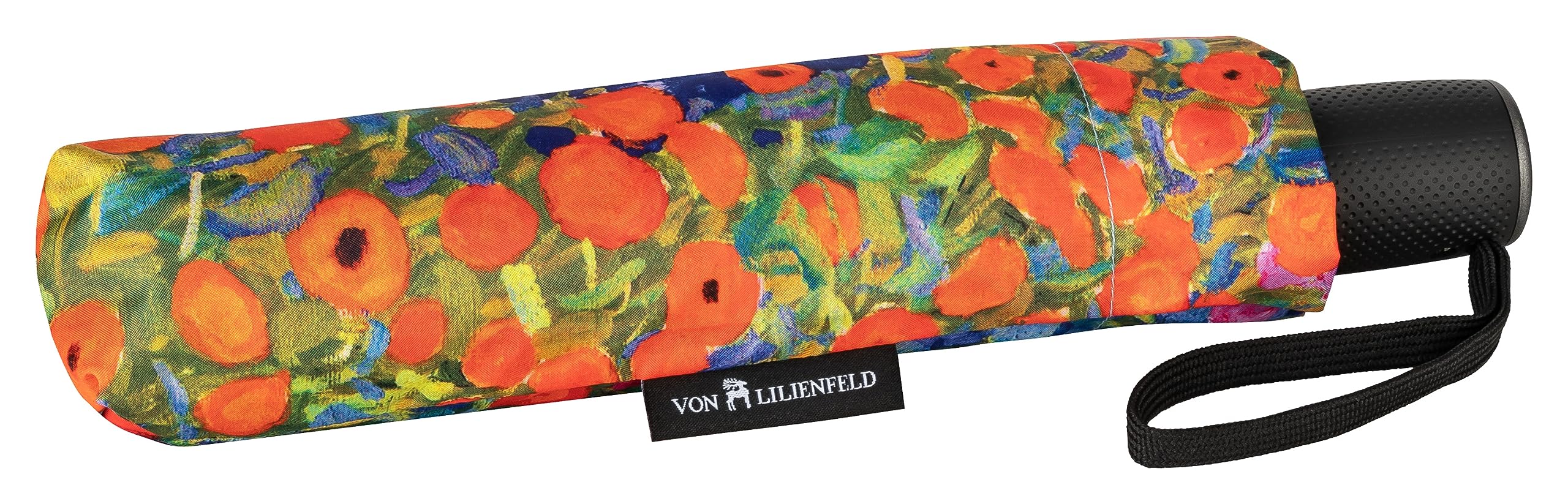 VON LILIENFELD parasol kieszonkowy Gustav Klimt rolnik sztuka ogrodowa wiatroodporny automatyczne otwieranie-zamykanie stabilny lekki kompaktowy